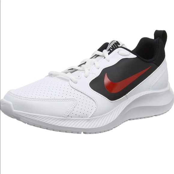 Nike Shoes Nike Mens Todos Running Shoes Whiteredblack Poshmark